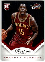 2013 Panini Prestige #161 Anthony Bennett