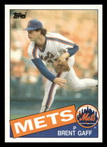 1985 Topps Base Set #546 Brent Gaff