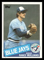 1985 Topps Base Set #336 Rance Mulliniks