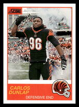 2019 Score Base Set #98 Carlos Dunlap