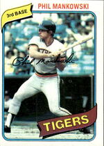 1980 Topps Base Set #216 Phil Mankowski