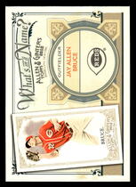 2012 Topps Allen and Ginter Whats in a Name #WIN60 Jay Allen Bruce