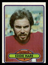 1980 Topps Base Set #396 Eddie Hare