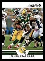 2012 Score Base Set #7 James Starks