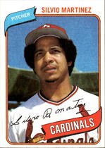 1980 Topps Base Set #496 Silvio Martinez