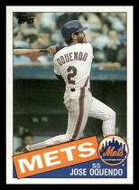 1985 Topps Base Set #598 Jose Oquendo