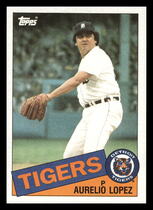 1985 Topps Base Set #539 Aurelio Lopez