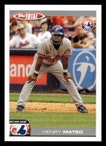 2004 Topps Total #572 Henry Mateo