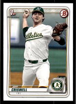 2020 Bowman Draft #BD-134 Jeff Criswell