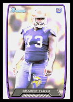 2013 Bowman Base Set #124 Sharrif Floyd