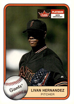2001 Fleer Platinum #172 Livan Hernandez