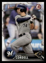2016 Bowman Draft Picks and Prospects #BD-151 Ryan Cordell