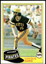 1981 Topps Base Set #28 Enrique Romo