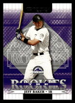 2002 Donruss Rookies #72 Jeff Baker