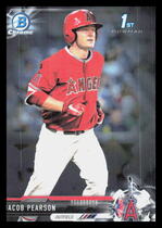 2017 Bowman Chrome Draft #BDC-105 Jacob Pearson