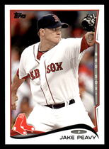 2014 Topps Base Set #307 Jake Peavy