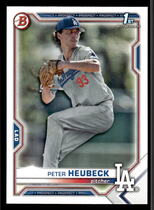 2021 Bowman Draft #BD-146 Peter Heubeck