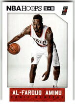 2015 Panini NBA Hoops #25 Al-Farouq Aminu