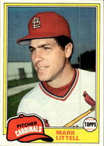 1981 Topps Base Set #255 Mark Littell
