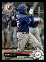 2017 Bowman Draft #BD-151 Yusniel Diaz