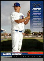 2005 Leaf Base Set #206 Carlos Vasquez
