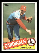 1985 Topps Base Set #447 Jeff Lahti