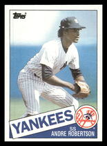 1985 Topps Base Set #354 Andre Robertson