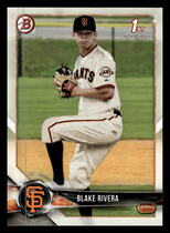 2018 Bowman Draft #BD-80 Blake Rivera