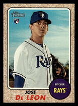 2017 Topps Heritage High Number #642 Jose De Leon