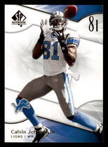 2009 SP Authentic #58 Calvin Johnson