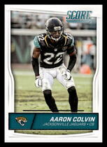2016 Score Base Set #155 Aaron Colvin