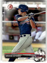2017 Bowman Prospects #BP78 Abrahan Gutierrez