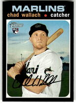 2020 Topps Heritage High Number #507 Chad Wallach
