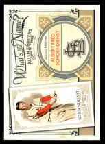2012 Topps Allen and Ginter Whats in a Name #WIN9 Albert Fred Schoendienst