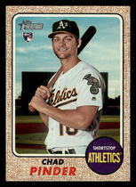 2017 Topps Heritage High Number #614 Chad Pinder