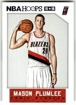 2015 Panini NBA Hoops #174 Mason Plumlee