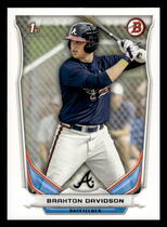 2014 Bowman Draft #DP28 Braxton Davidson