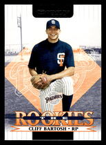 2002 Donruss Rookies #73 Cliff Bartosh