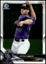 2018 Bowman Chrome Prospects #BCP179 Peter Lambert