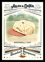 2018 Topps Allen & Ginter Baseball Equipment of the Ages #BEA-24 Baseball Hat
