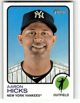 2022 Topps Heritage High Number #715 Aaron Hicks