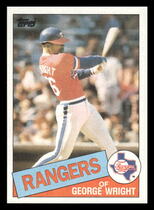 1985 Topps Base Set #443 George Wright