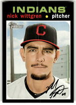 2020 Topps Heritage #252 Nick Wittgren