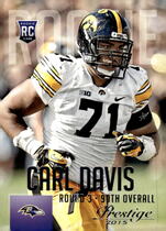 2015 Panini Prestige #216 Carl Davis