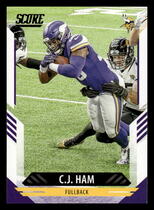 2021 Score Base Set #153 C.J. Ham