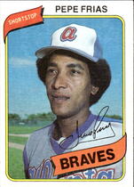 1980 Topps Base Set #87 Pepe Frias