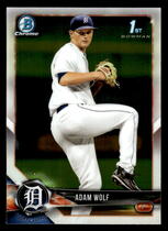 2018 Bowman Chrome Draft #BDC-185 Adam Wolf