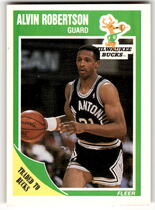 1989 Fleer Base Set #90 Alvin Robertson