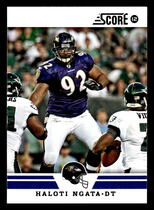 2012 Score Base Set #162 Haloti Ngata