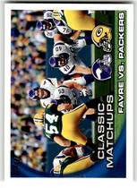 2010 Topps Base Set #281 Favre Vs. Packers